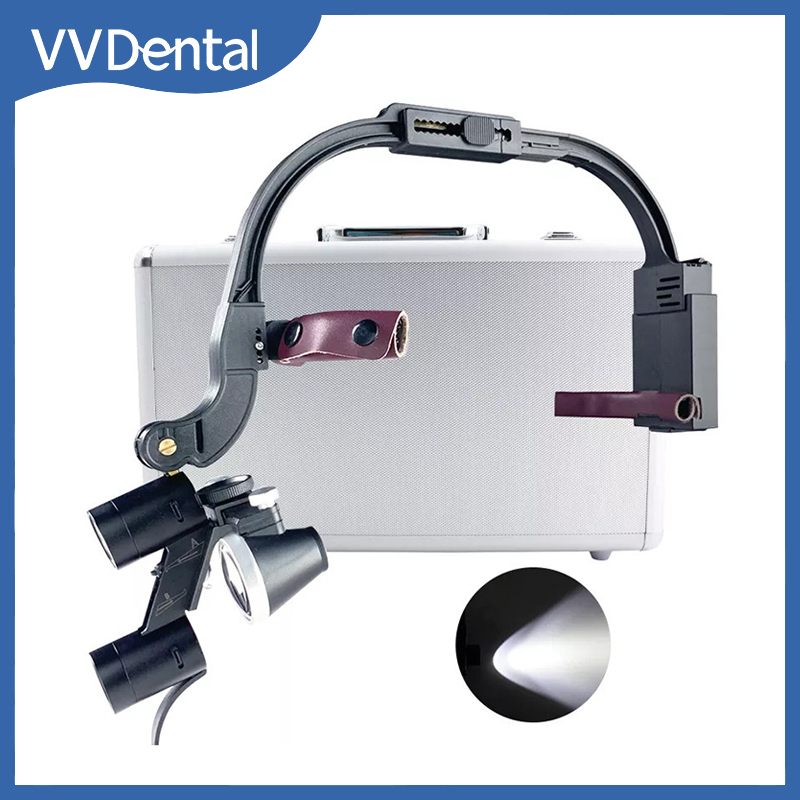 Magnifier With Light - Dental led cabeça luz lâmpada 2.5x