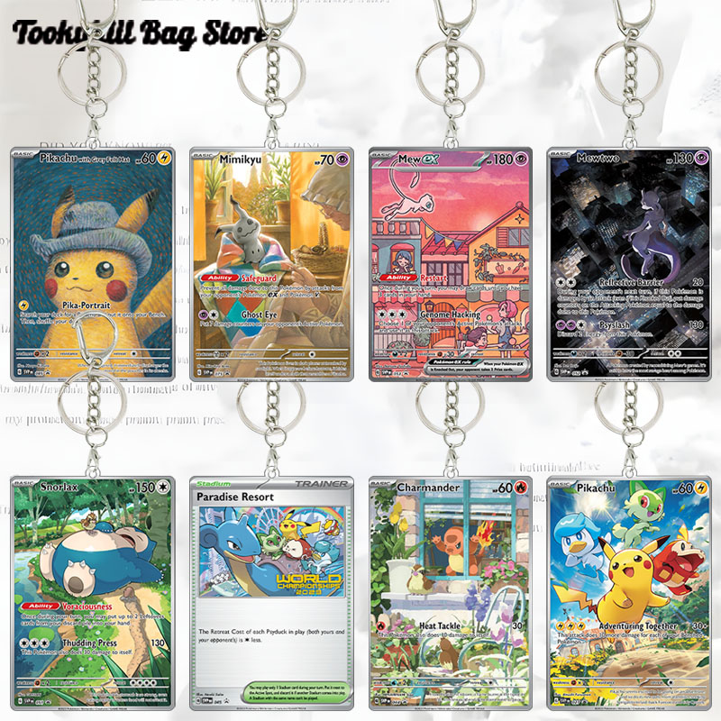 Model Kit Plastic - Chaveiro de Acrílico PTCG Mimikyu com