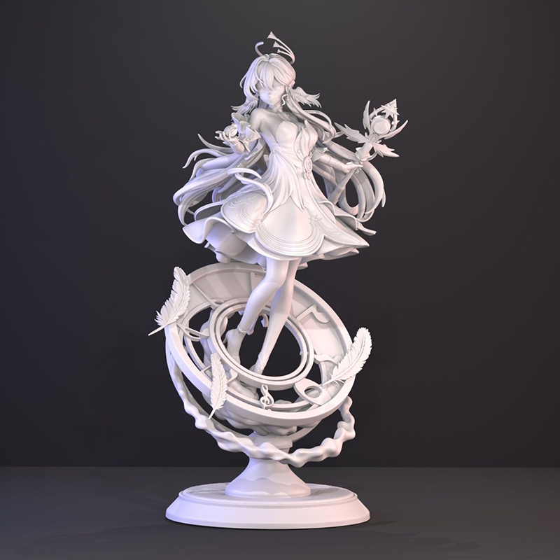 Model Kit Figures - Figura Impressa em 3D Sem Pintura,