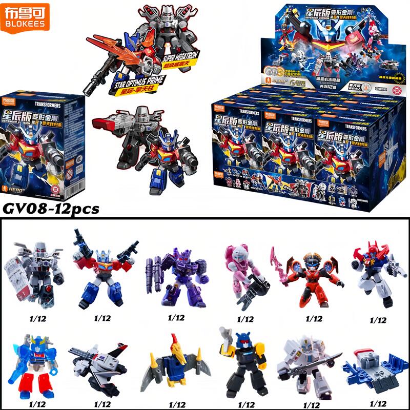 Model Kit Optimus - Em Estoque Blokees Transformers GV08 12PCS