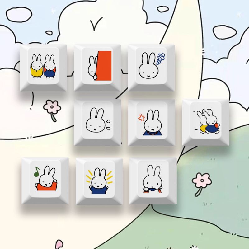Novo Keycap de Coelho Miffy em - Model Kit Plastic avaliação e preço