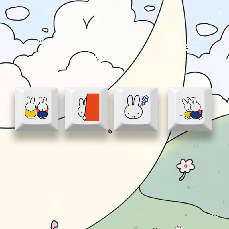 Novo Keycap de Coelho Miffy em - Model Kit Plastic avaliação e preço