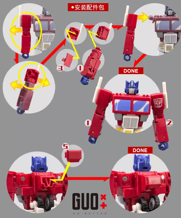 Kits de substituição de braço  - Model Kit Optimus avaliação e preço
