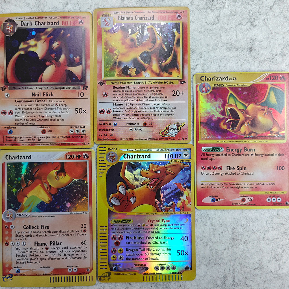Cartas PTCG Charizard Shining  - Model Kit Plastic avaliação e preço
