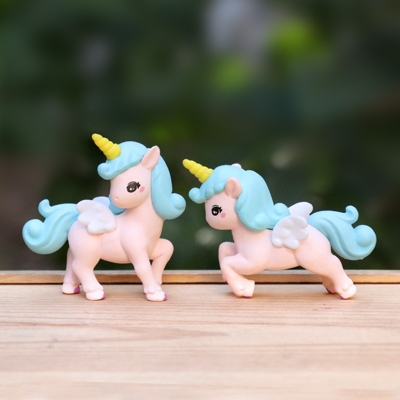 Conjunto de 4 peças de figuras - Model Kit Unicorn avaliação e preço