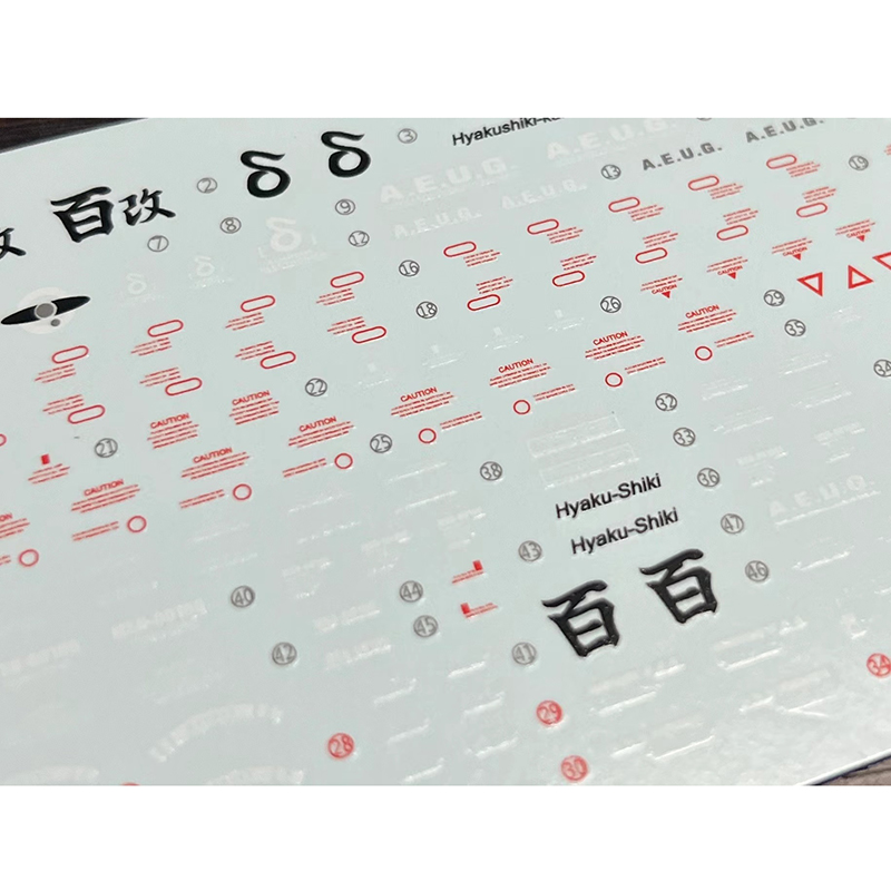 Modelo decalques de água slide - Model Kit Decals avaliação e preço