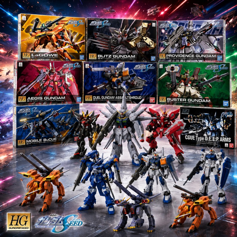 Bandai HG SEED 1/144 Blitz Aeg - Model Kit Non Gundam avaliação e preço