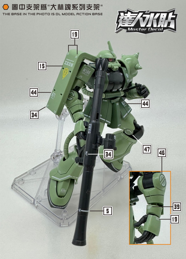 Decalques Fluorescentes Master - Model Kit Gundam Hg avaliação e preço