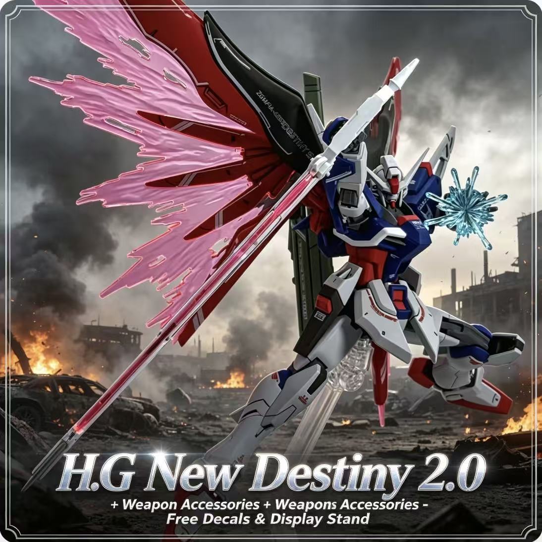 224 HG 1/144 Destiny Spec II F - Model Kit Non Gundam avaliação e preço