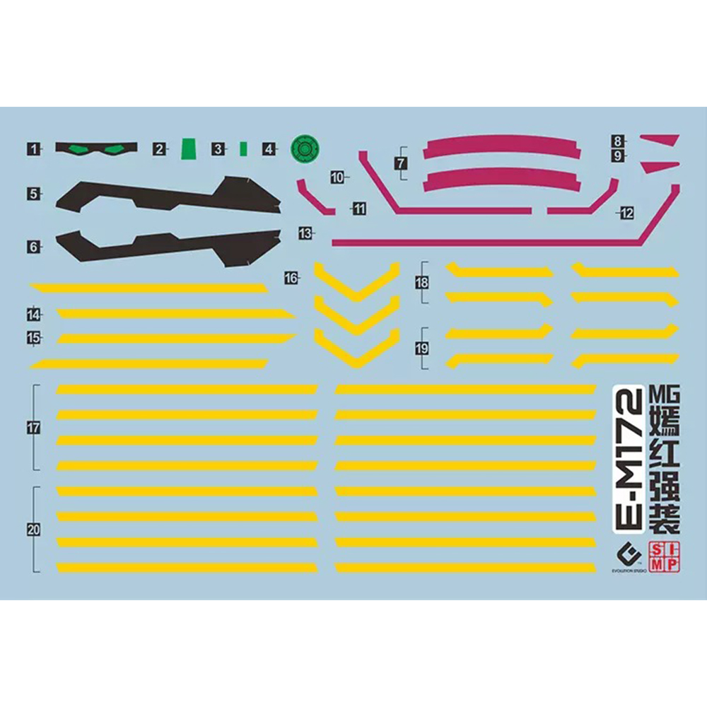 Evo modelo decalques corrediça - Model Kit Decals avaliação e preço
