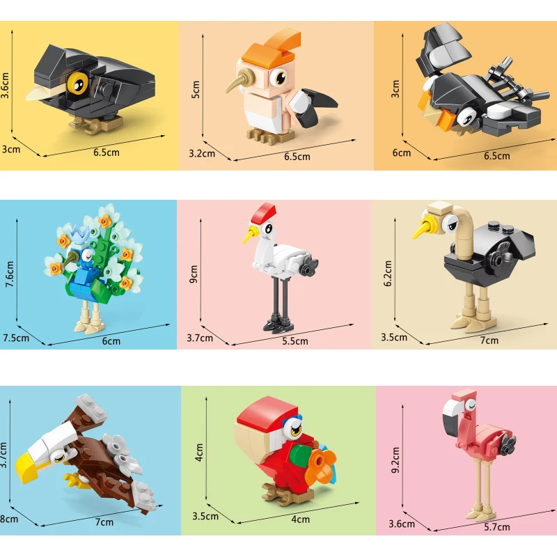 Kit de Blocos de Montar Animai - Model Kit Plastic avaliação e preço