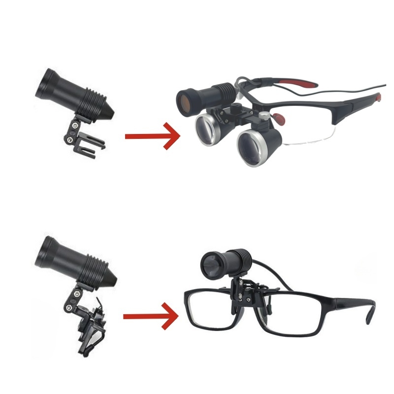 2.5x /3.5x lupas binoculares m - Magnifier With Light avaliação e preço