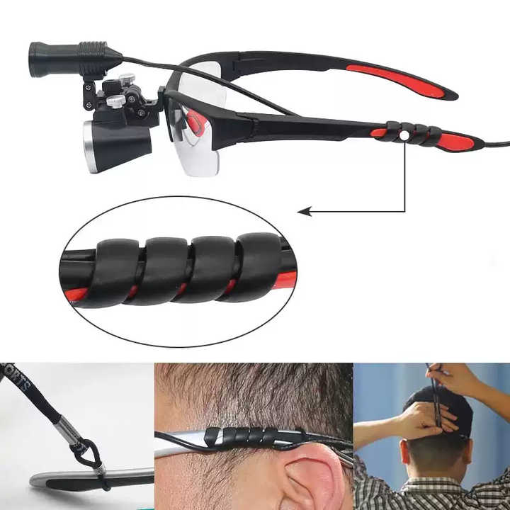 2.5x /3.5x lupas binoculares m - Magnifier With Light avaliação e preço