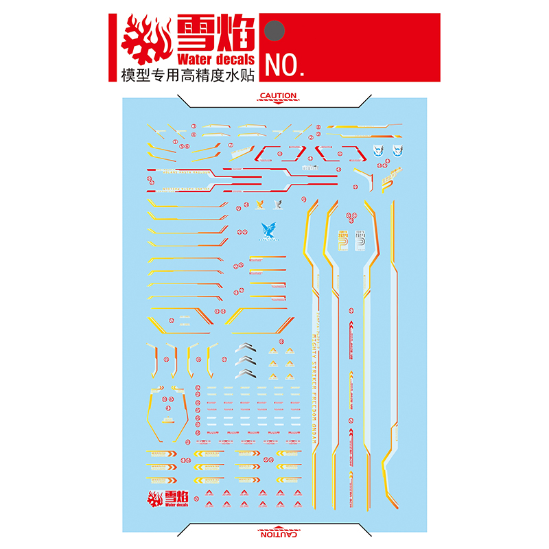 HG Mighty Strike Liberdade Flu - Model Kit Decals avaliação e preço